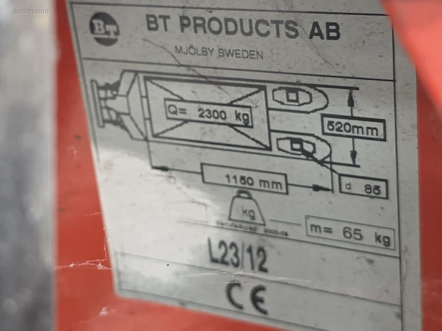 Manuele transpallet bt l23/12 - afbeelding 6 van  6