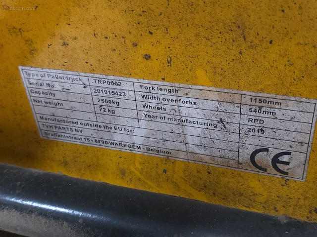 Manuele transpallet totalsource trp0007 - afbeelding 4 van  4