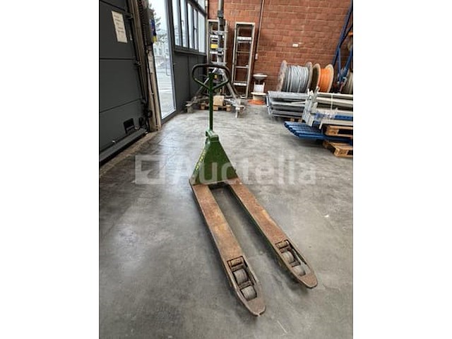 Manutan gele palletwagen - afbeelding 6 van  10