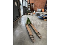 Manutan gele palletwagen - afbeelding 6 van  10