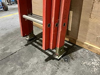 Manutrucks 3-delige houten steekladder 3x8 - afbeelding 3 van  4