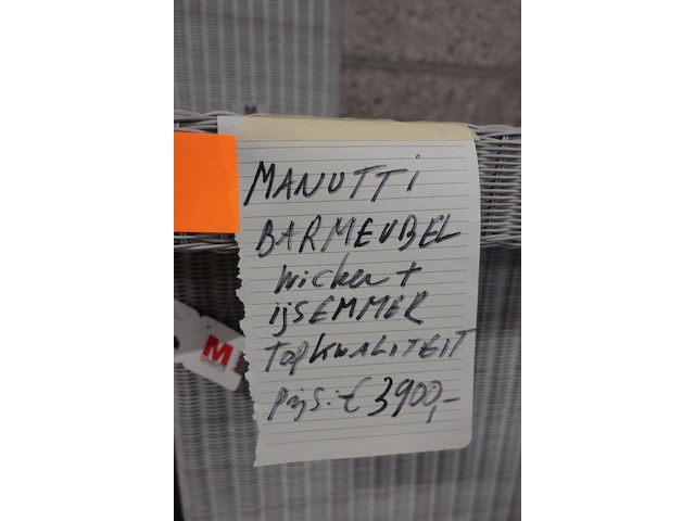 Manutti barmeubel wicker - afbeelding 6 van  6