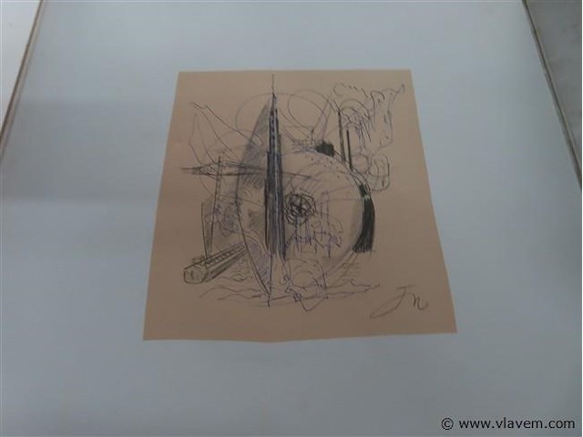 Map gevuld met diverse werken, oa jef van tuerenhout - afbeelding 3 van  31