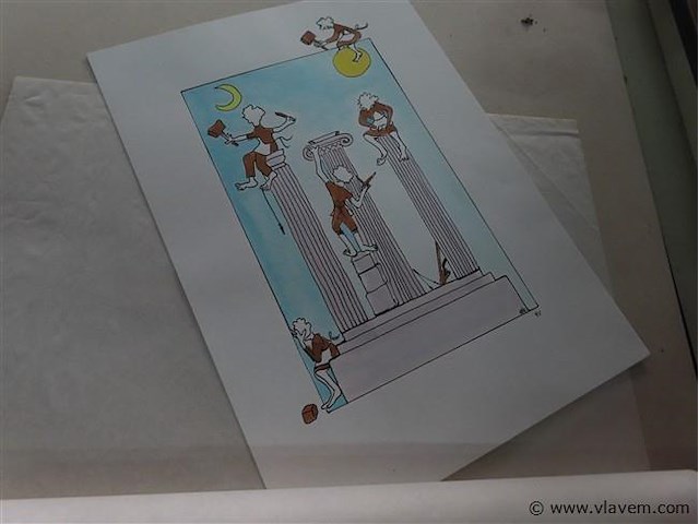 Map gevuld met diverse werken, oa jef van tuerenhout - afbeelding 9 van  31