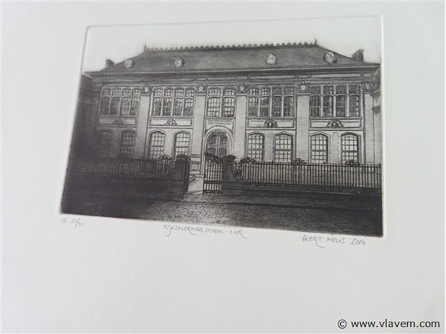 Map gevuld met diverse werken, oa jef van tuerenhout - afbeelding 10 van  31