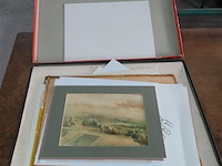 Map gevuld met diverse werken, oa jef van tuerenhout - afbeelding 1 van  31