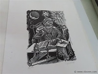 Map gevuld met diverse werken, oa jef van tuerenhout - afbeelding 13 van  31