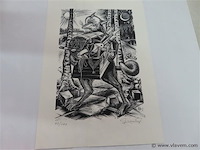 Map gevuld met diverse werken, oa jef van tuerenhout - afbeelding 15 van  31