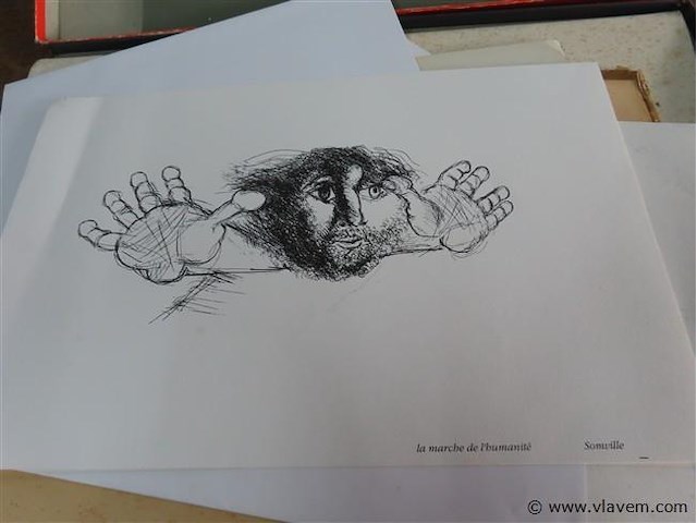 Map gevuld met diverse werken, oa jef van tuerenhout - afbeelding 17 van  31