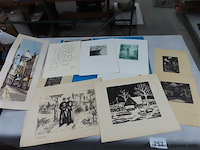 Map gevuld met diverse werken volgens foto's - afbeelding 1 van  9