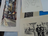 Map gevuld met diverse werken volgens foto's - afbeelding 2 van  9