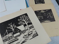 Map gevuld met diverse werken volgens foto's - afbeelding 3 van  9