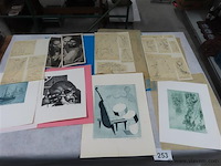 Map gevuld met diverse werken volgens foto's - afbeelding 5 van  9