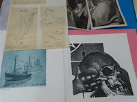 Map gevuld met diverse werken volgens foto's - afbeelding 6 van  9