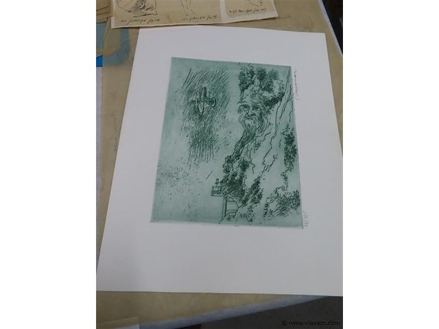 Map gevuld met diverse werken volgens foto's - afbeelding 8 van  9