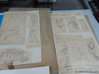 Map gevuld met diverse werken volgens foto's - afbeelding 9 van  9