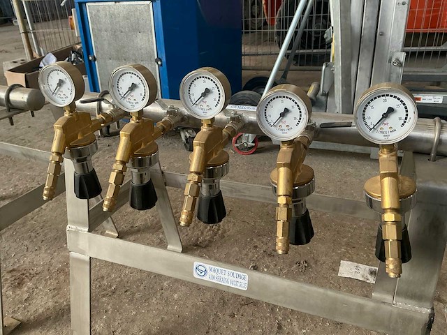 Maquet soudage inox perslucht verdeler - afbeelding 5 van  6