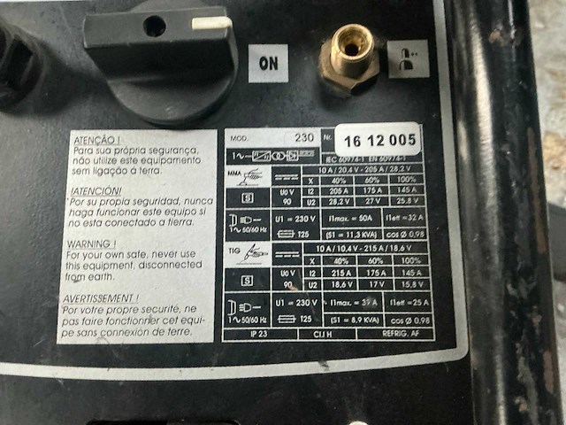 Maquet soudal hf 231 tig-lasmachine - afbeelding 6 van  6