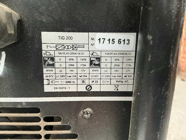 Maquet soudal tp 200 tig-lasmachine - afbeelding 6 van  6