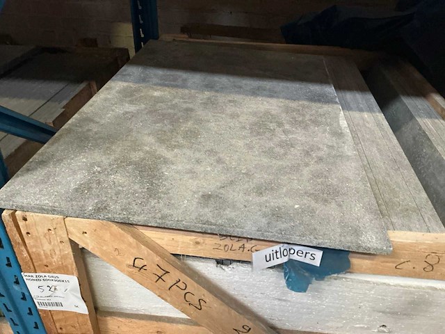 Mar zola gris honed natuursteen tegels (47x) - afbeelding 1 van  2