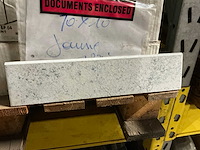 Marble blanc 8x33 420m keramische plinten - afbeelding 1 van  2