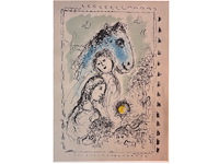Marc chagall - chevel blue au couple - afbeelding 2 van  3