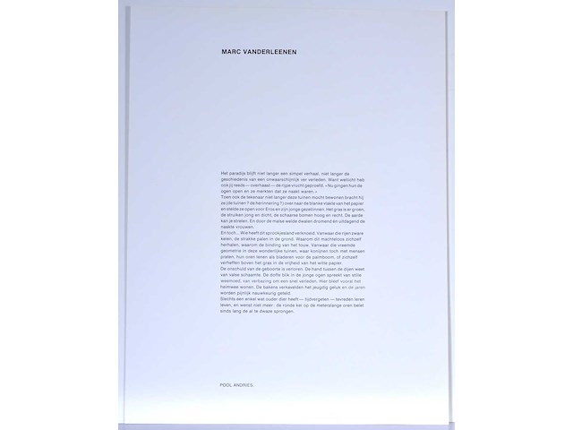 Marc vanderleenen - zeefdruk - afbeelding 8 van  8