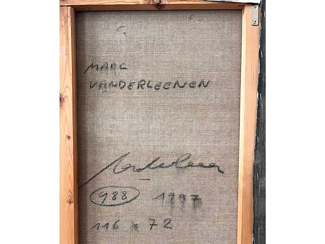 Marc vanderleenen (mechelen 1952) - origineel, groot - afbeelding 4 van  4