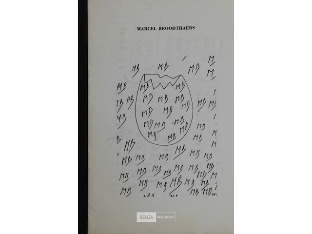 Marcel broodthaers - afbeelding 2 van  2