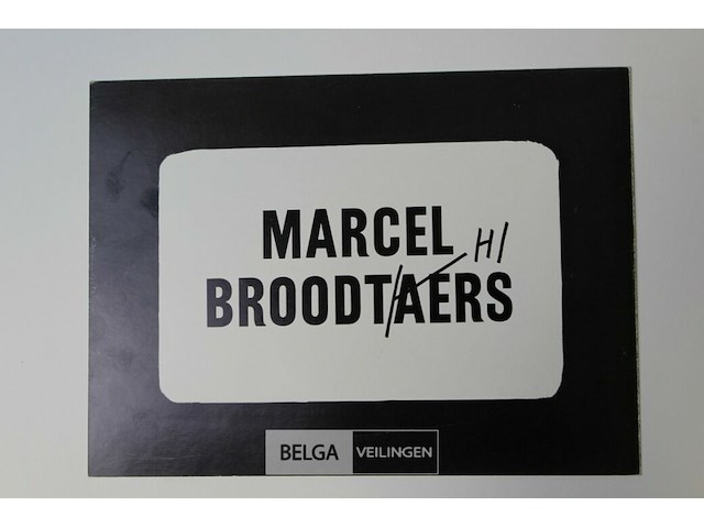 Marcel broodthaers - afbeelding 3 van  3