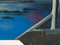 Marcel delmotte (1901-1984), 'les premiers pas vers l'âge adulte', oil on unalit 50 x 60 cm. (19.67 x 23.62 in.), frame: 54 x 64 cm. (21.26 x 25.19 in.) - afbeelding 5 van  7