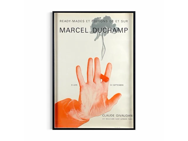 Marcel duchamp - affiche - afbeelding 1 van  1