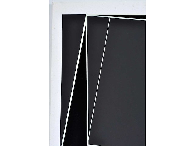 Marcel henri verdren - geometrische compositie - zeefdruk - afbeelding 3 van  4