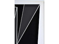 Marcel henri verdren - geometrische compositie - zeefdruk - afbeelding 7 van  7