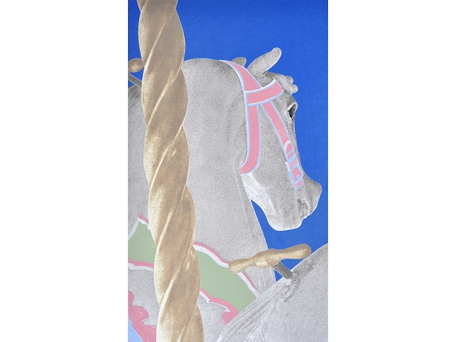 Marcel maeyer - kermispaarden - kleurenzeefdruk - afbeelding 5 van  7