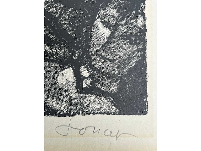 Marcel poncet - het dilemma - lithografie - afbeelding 6 van  8
