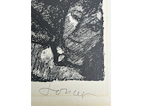 Marcel poncet - het dilemma - lithografie - afbeelding 6 van  8