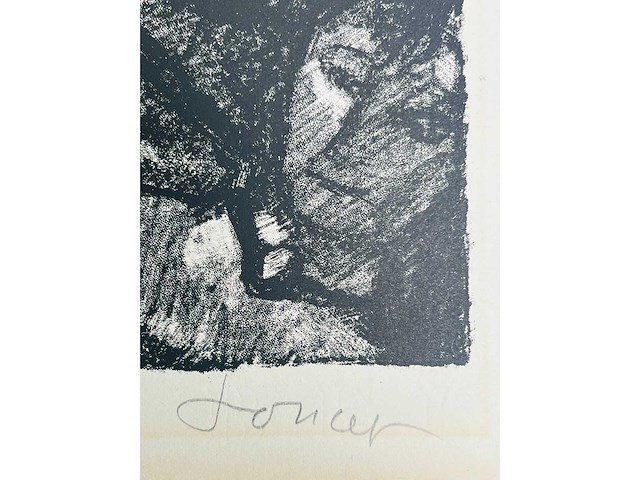 Marcel poncet - het dilemma - lithografie - afbeelding 8 van  8