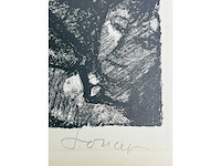Marcel poncet - het dilemma - lithografie - afbeelding 8 van  8