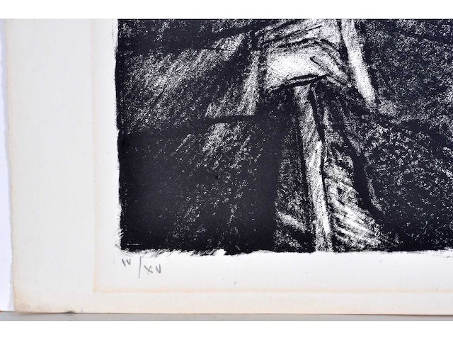 Marcel poncet - het dilemma - lithografie - afbeelding 2 van  3