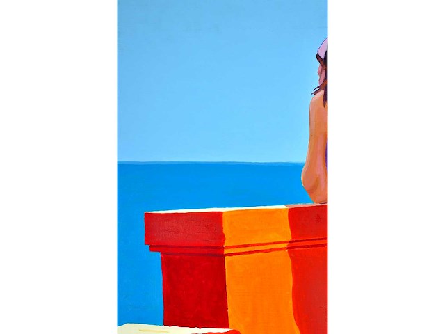 Marco kooiman - lungomare - acryl op doek - 100x100 cm - afbeelding 2 van  13