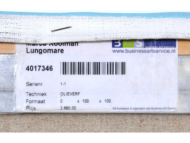 Marco kooiman - lungomare - acryl op doek - 100x100 cm - afbeelding 7 van  13