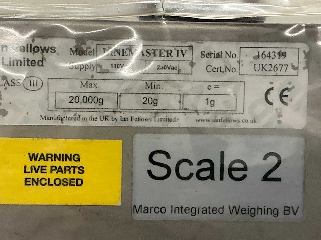 Marco linemaster iv scales weegschaal - afbeelding 4 van  5