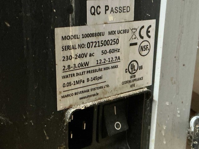 Marco mix uc3eu heetwater dispenser - afbeelding 3 van  3