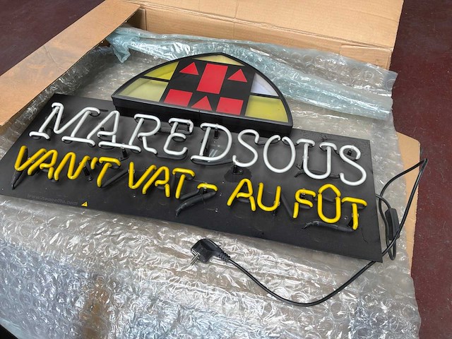 Maredsous decoratie neon verlichting (2x) - afbeelding 1 van  3