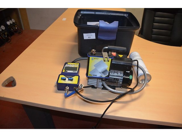 Mariel idea tronic vacuumpomp en diagnosetoestel in pvc koffer (b423) - afbeelding 3 van  7