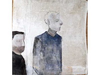 Marije gertenbach - personnages - olieverf op jute - afbeelding 6 van  6