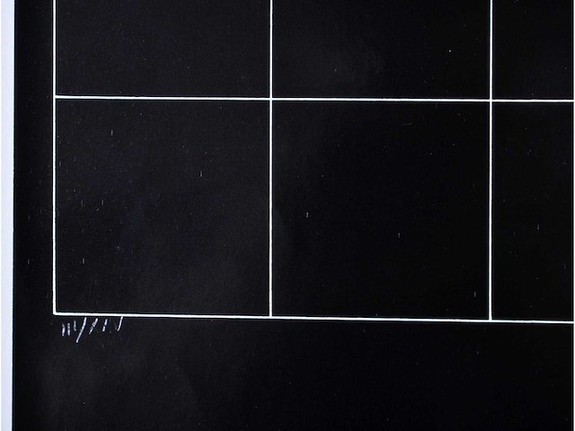 Mark verstockt - geometrisch abstracte compositie - kleurenzeefdruk - 1976 - afbeelding 4 van  6
