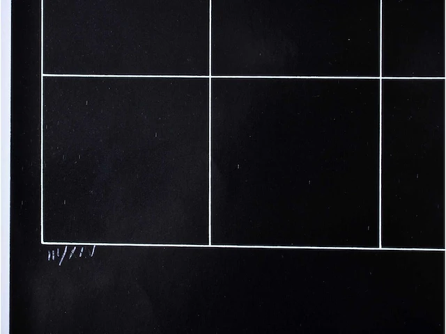 Mark verstockt - geometrisch abstracte compositie - kleurenzeefdruk - 1976 - afbeelding 4 van  6