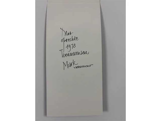 Mark verstockt - gesigneerde editie - afbeelding 3 van  3